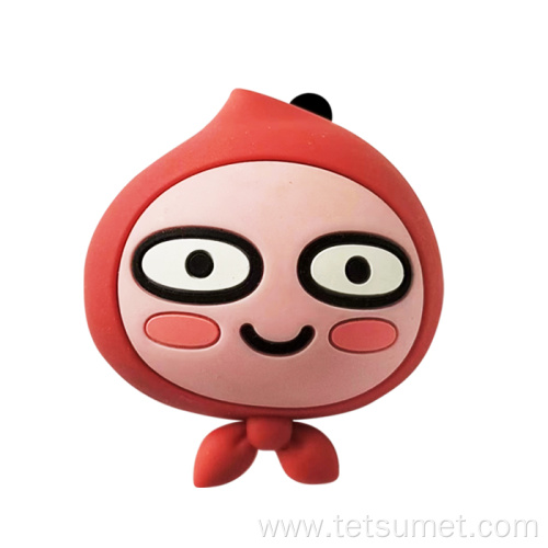 Cartoon silicone car vent doll for customization